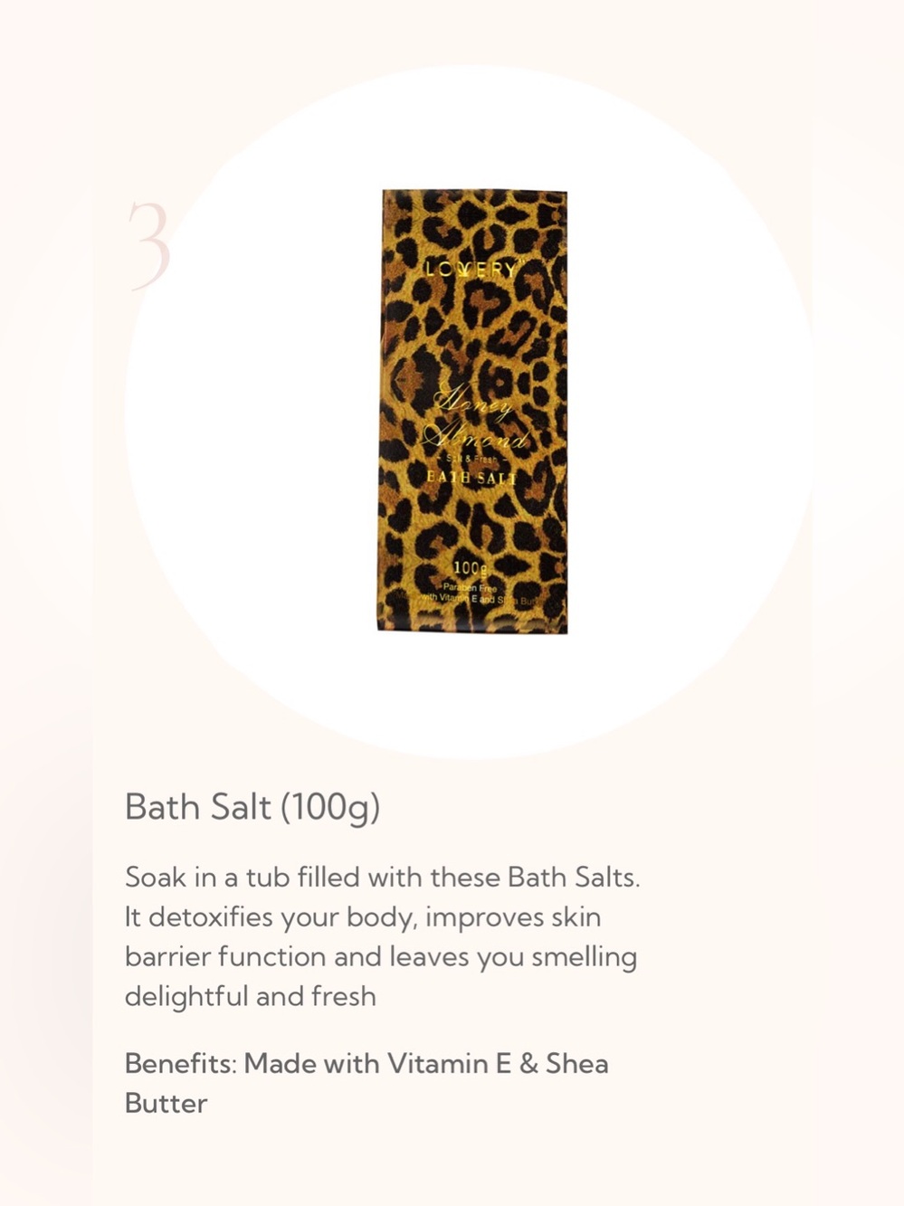 Lovery Luxe Honey Almond Spa Gift Basket -18Pc Leopard Self Care Kit - Picture 7 of 16